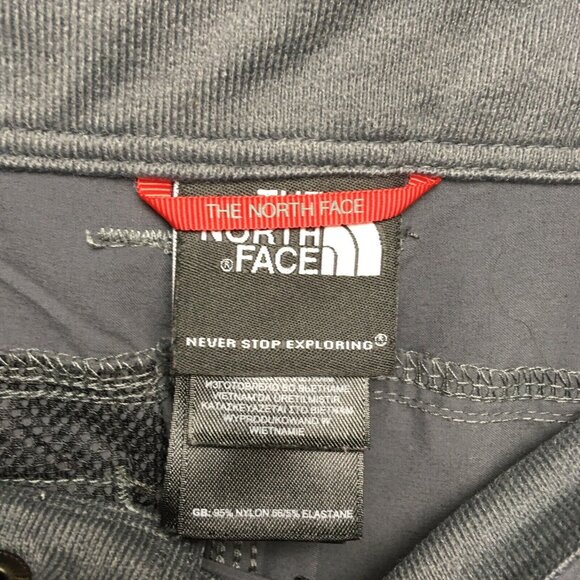 The North Face Mens Nylon‎ Cargo Shorts size 32 Gray Zipper Pockets Stretch - Picture 4 of 12